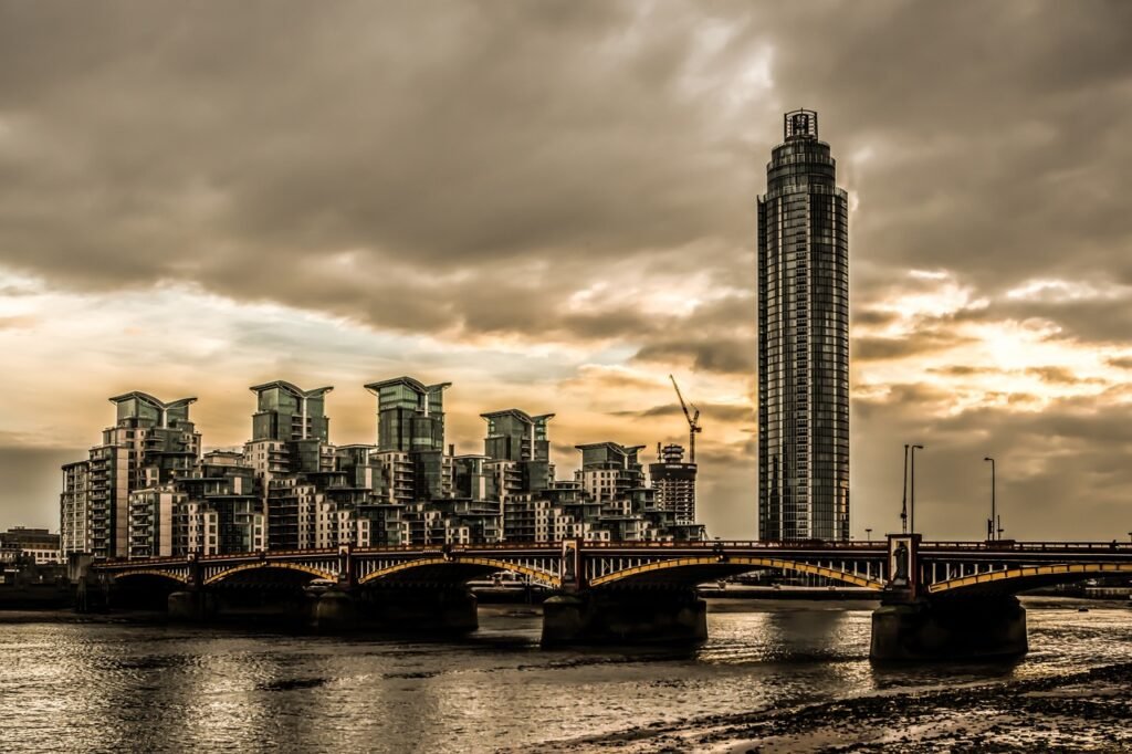 vauxhall, bridge, river, thames, nature, england, architecture, water, uk, europe, kingdom, modern, united, building, travel,