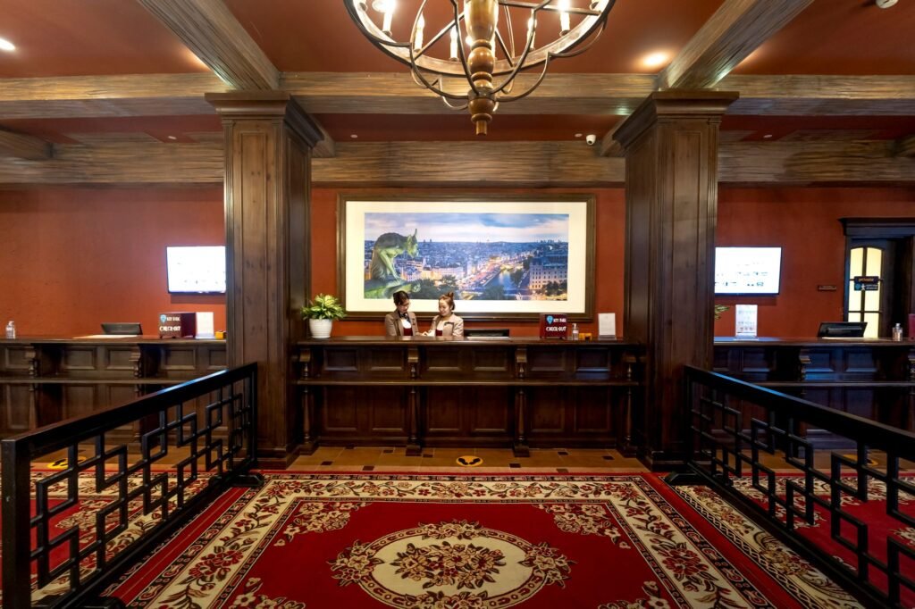 Discreet hotel reception check-in in Bristol