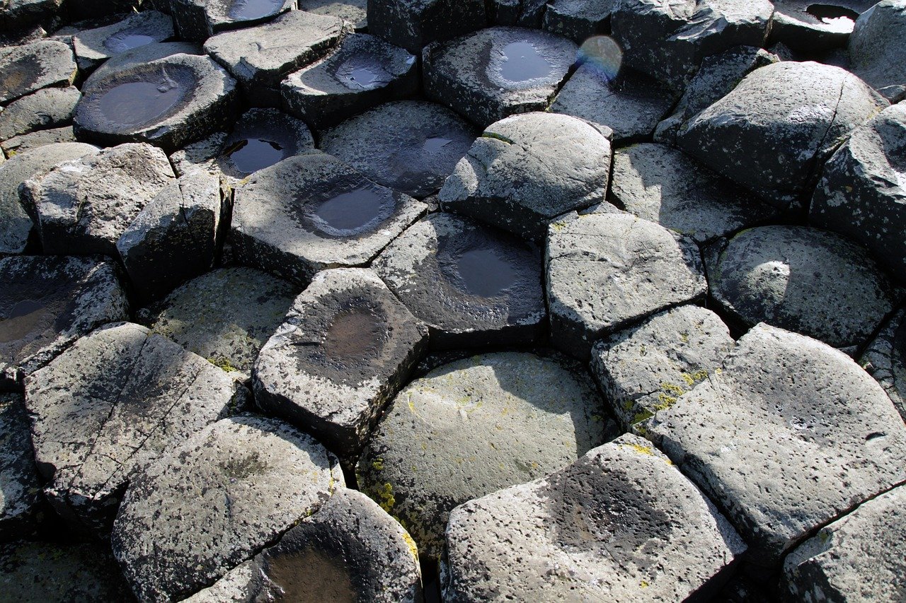 giant's causeway, basalt columns, volcano, stones, northern ireland, united kingdom, geology, giant's causeway, giant's cause