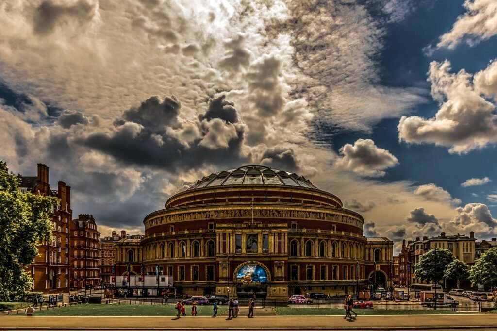 royal albert hall, london, architecture, albert, england, hall, royal, uk, british, concert, landmark, building, britain, mus