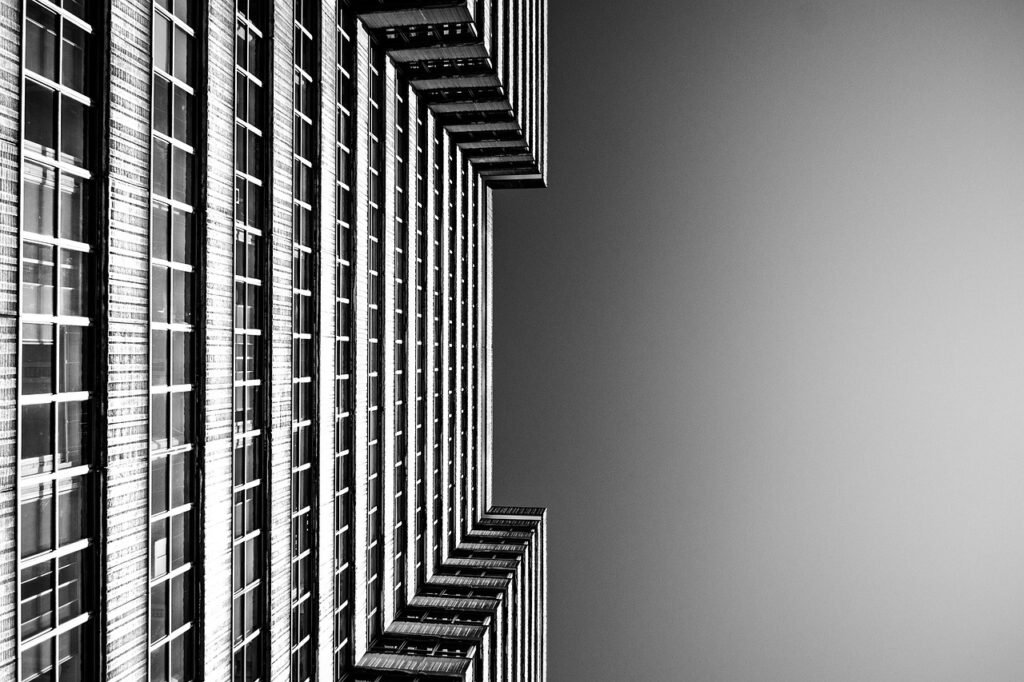 brutalist, architecture, building, concrete, landmark, city, brutalism, architectural, style, urban, southend-on-sea, monochr
