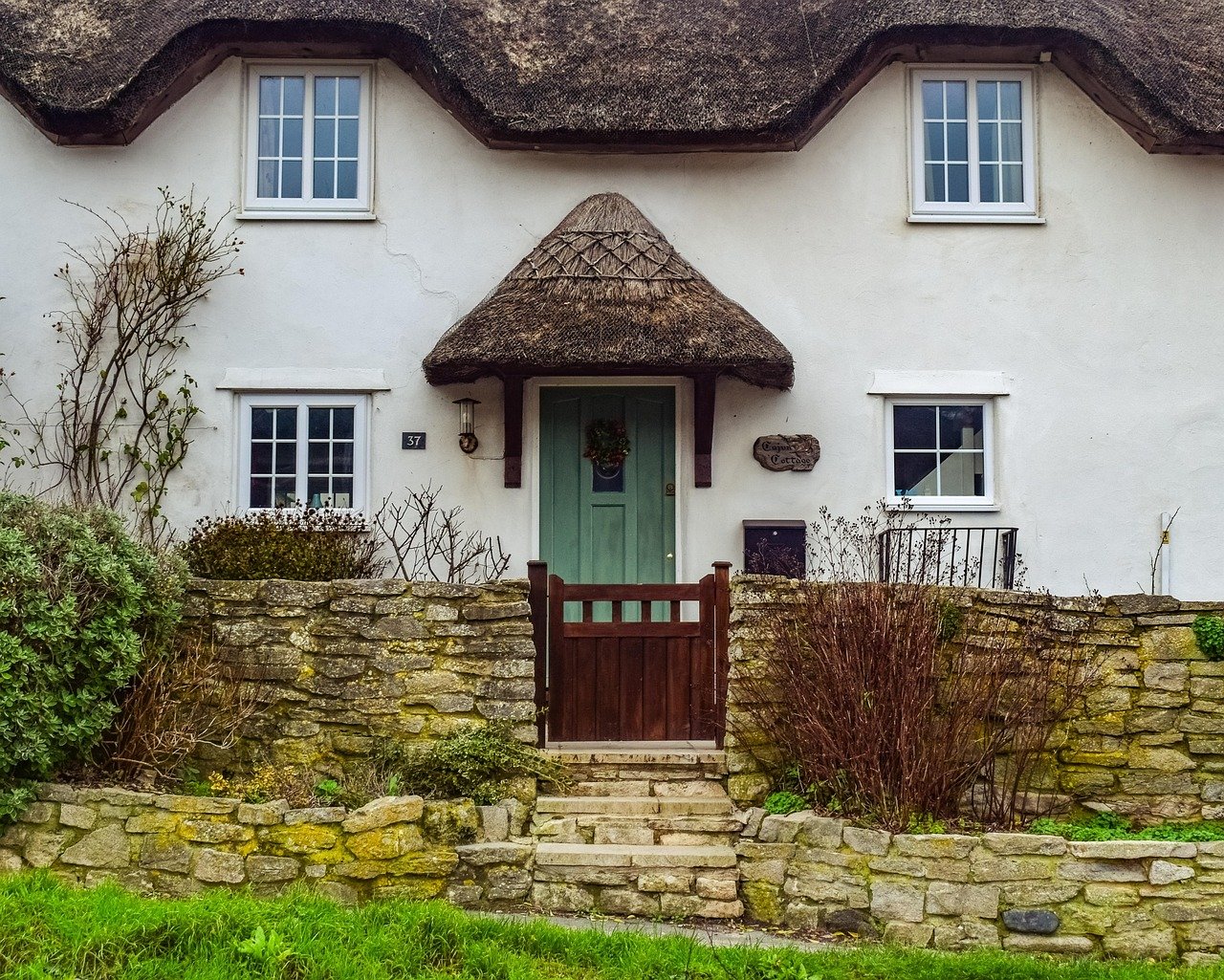 house, cottage, rural, building, home, architecture, rustic, country, village, lulworth cove, dorset, england, uk, united kin