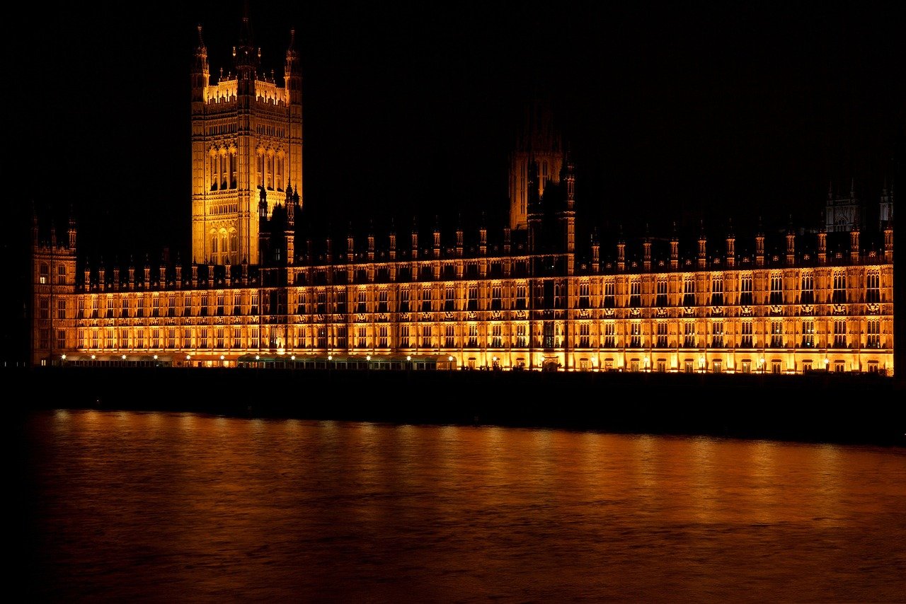 westminster palace, building, night, river, facade, architecture, lights, illuminated, landmark, historic, historical, govern