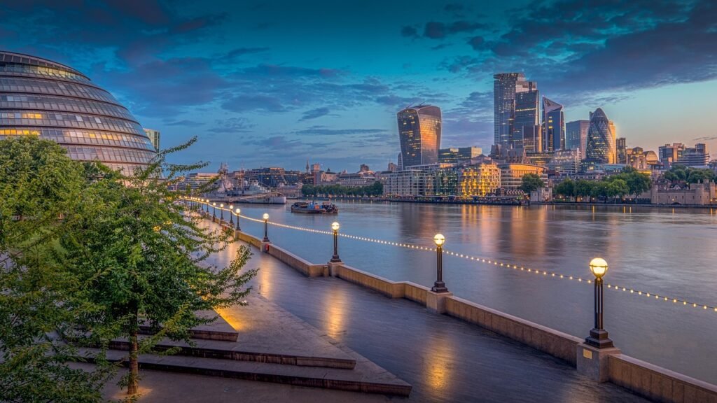 dome, skyline, cityscape, urban, buildings, structures, facade, architecture, modern architecture, business district, illumin