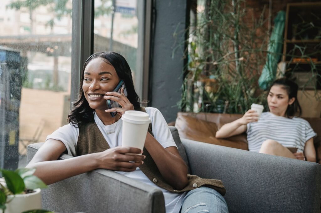 Quiet setting for a respectful conversation
