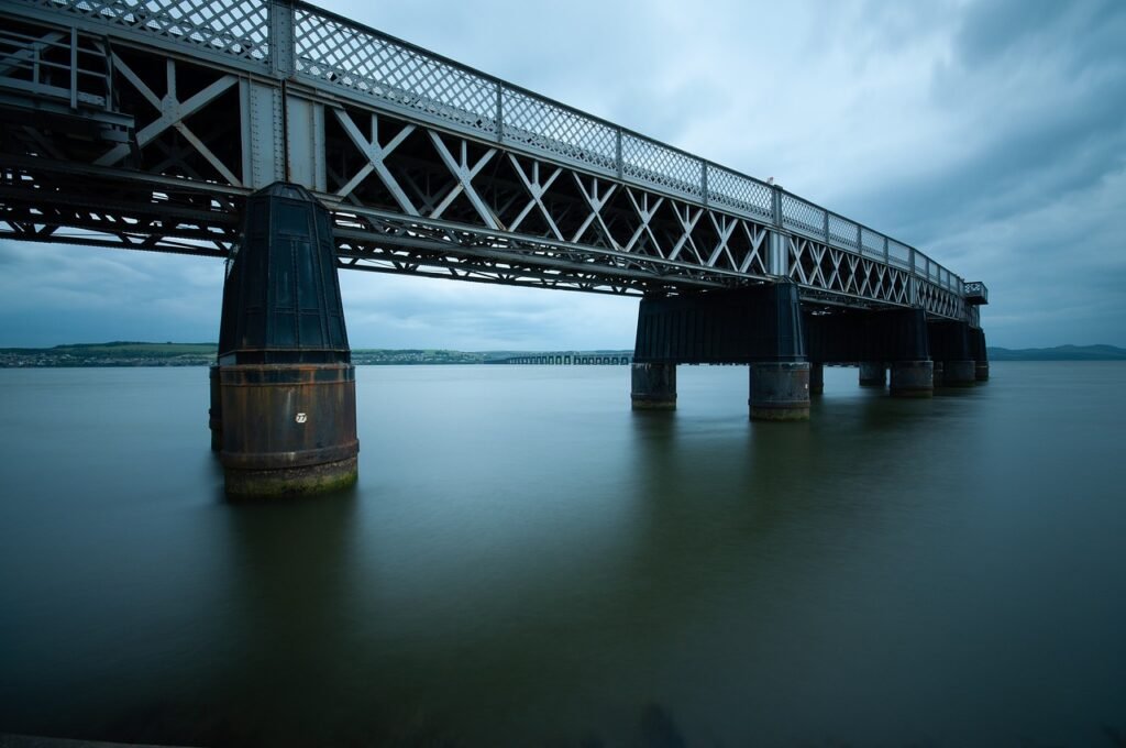 river view, tay railway bridge, dundee, scotland, dundee, dundee, dundee, dundee, dundee