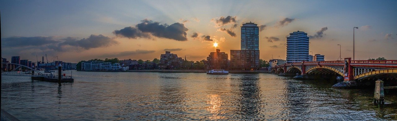 vauxhall bridge, night time, sunset, london, river thames, british, city, building, landmark, england, architecture, uk, unit