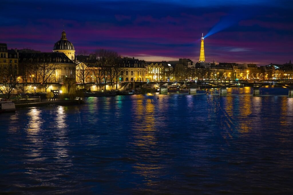 paris, night, scene, france, city, architecture, illuminated, view, famous, nature, informed, evening, building, touristic, s