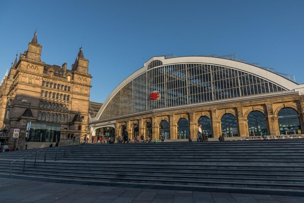 liverpool, lime street, railway, station, train, travel, urban, architecture, city, transportation, uk, united kingdom, downt