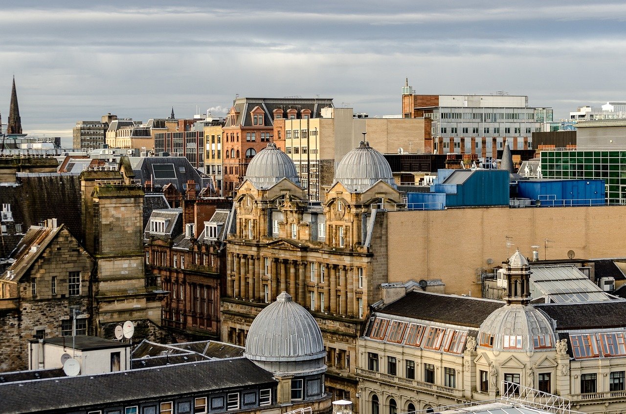 glasgow, scotland, city, tourism, above the city, roofs, glasgow, glasgow, glasgow, glasgow, glasgow