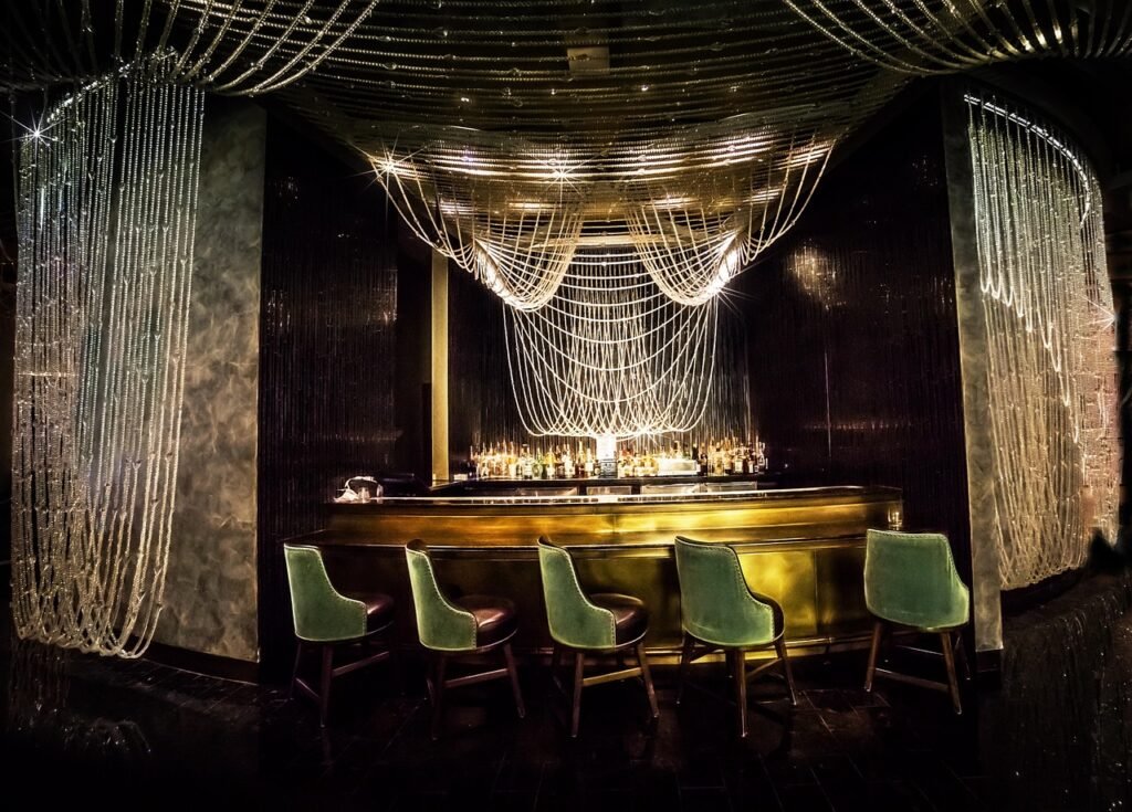 chandelier, lounge, contemporary, furniture, design, the cosmopolitan, hotel, gambling, casino, luxury interior, interior, ve