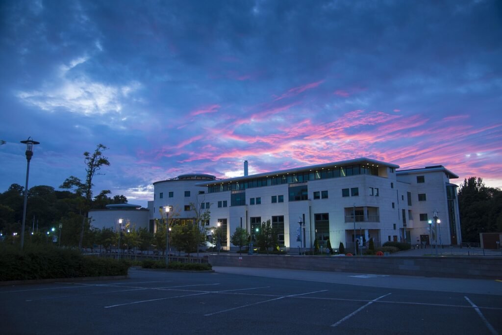 night, night sky, sky, lisburn and castlereagh, civic offices, northern ireland, nature, county antrim