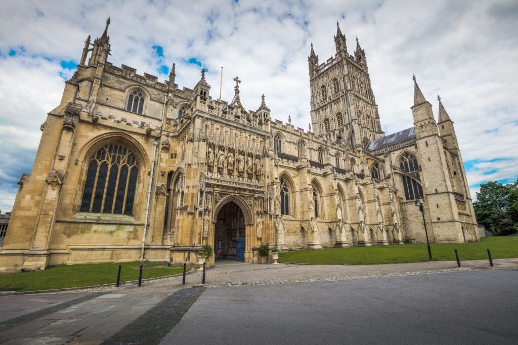 Explore the stunning Gothic architecture of Gloucester Cathedral in England, a symbol of English heritage.