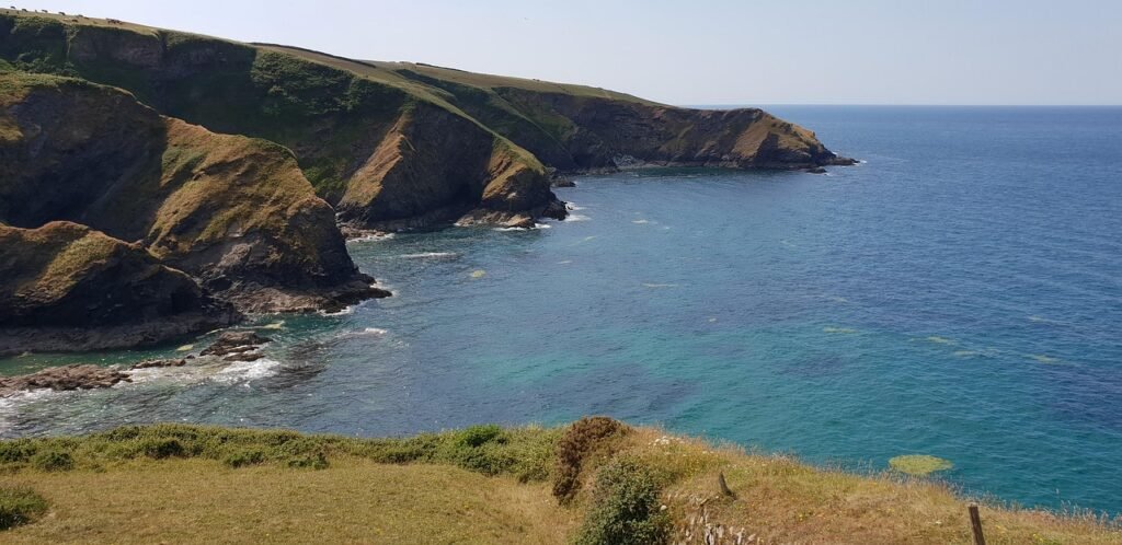 cornwall, coast, nature, sea, england, united kingdom, landscape