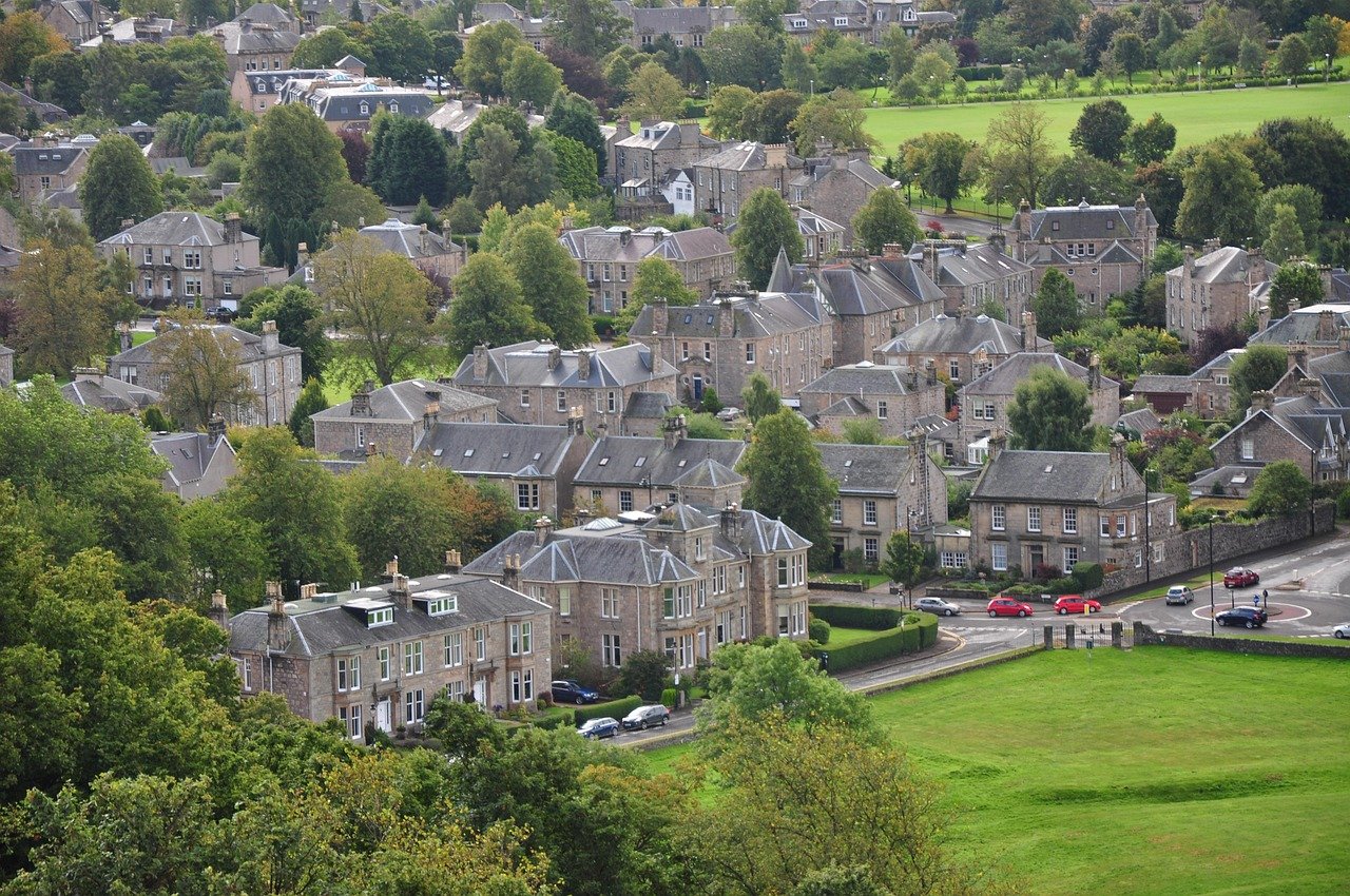 scotland, great britain, stirling, town, houses, architecture, old, city, building, stirling, stirling, stirling, stirling, s