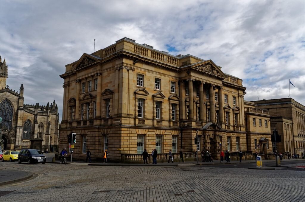 road, edinburgh, scotland, united kingdom, city, historical, architecture, building, old, view