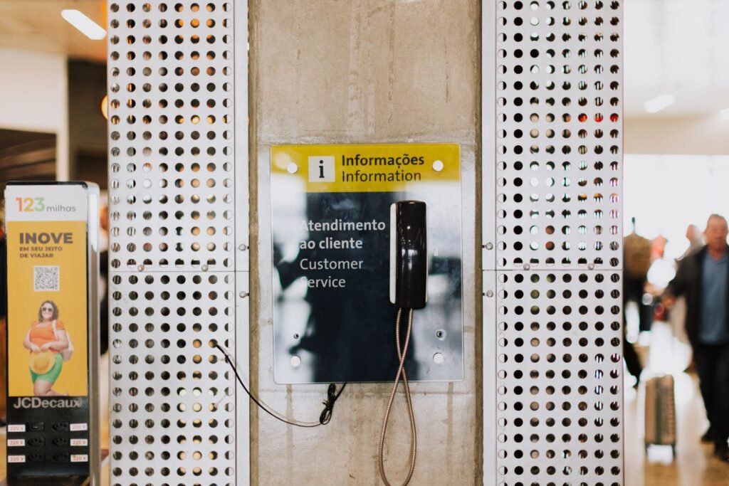 Person checking their phone while planning a safe journey