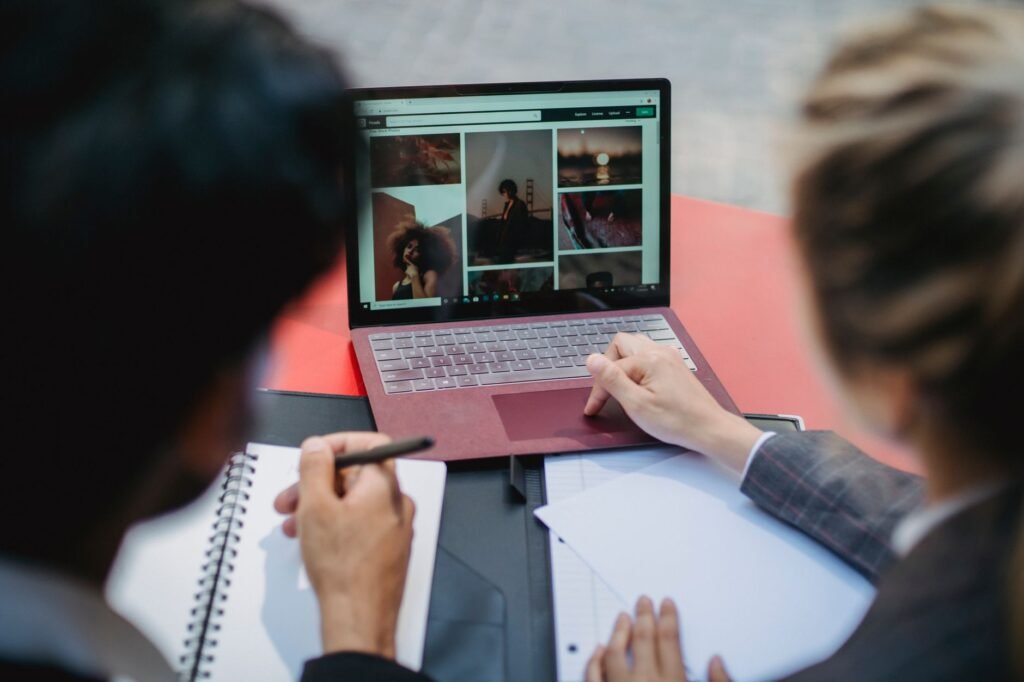 Reviewing an online profile before making contact