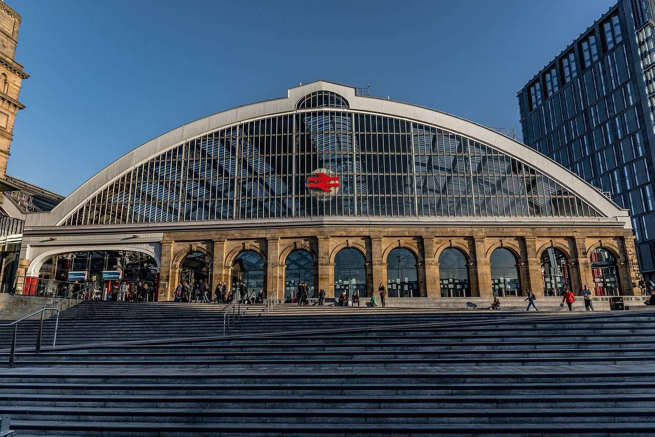 liverpool, lime street, railway, station, train, travel, urban, architecture, city, transportation, uk, united kingdom, downt