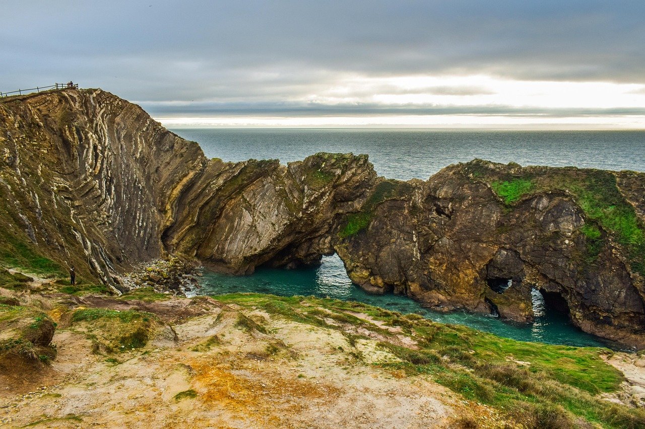 rock, formation, geology, jurassic coast, dorset, england, uk, nature, united kingdom, landscape, sea, lulworth cove, coast,