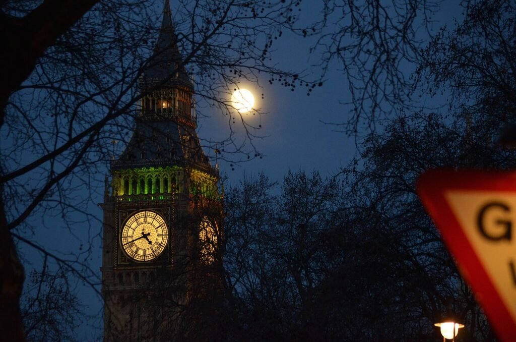london, moon, big ben, night, england, clock, light, great britain, united kingdom, london, london, london, london, london, b