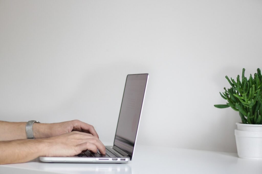hands, laptop, working, businessman, computer, connection, internet, workspace, indoors, typing, home office, work from home,