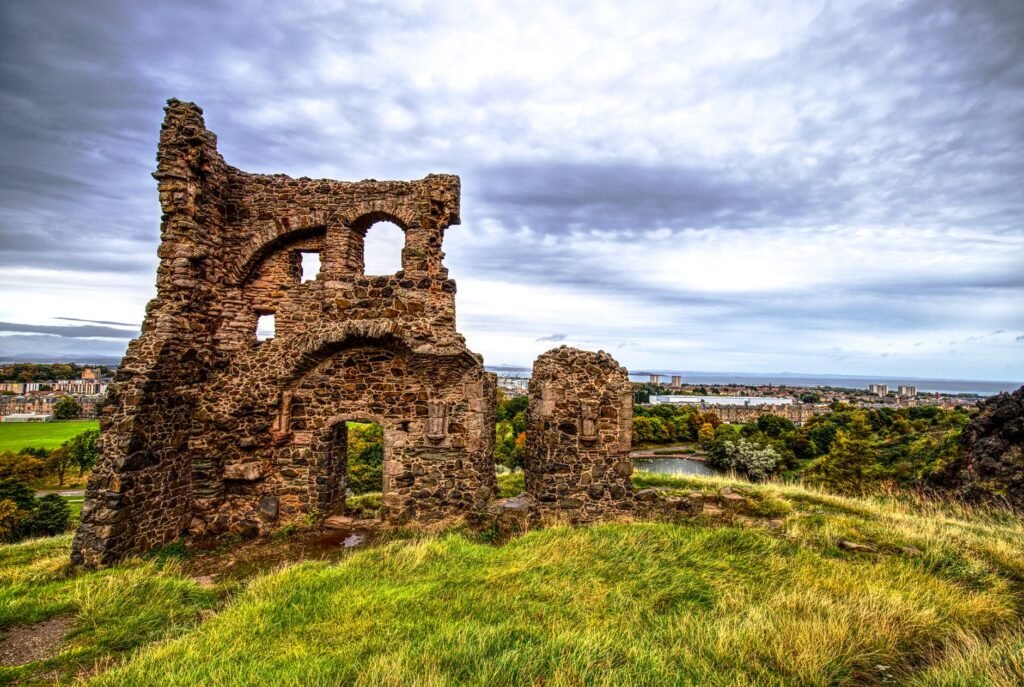 Explore the historic ruins of St Anthony's Chapel overlooking Edinburgh with stunning city views.