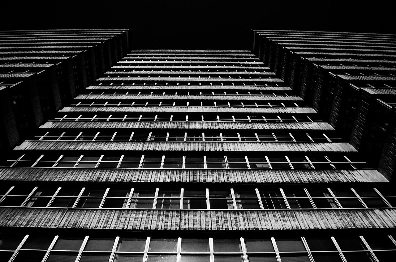 brutalist, architecture, building, concrete, landmark, city, brutalism, architectural, style, urban, southend-on-sea, monochr