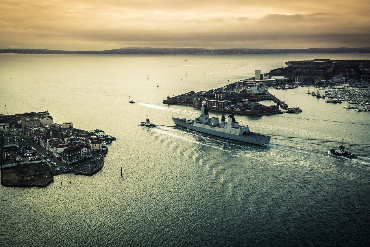 portsmouth, ships, port, water, nature, harbour, maritime, history