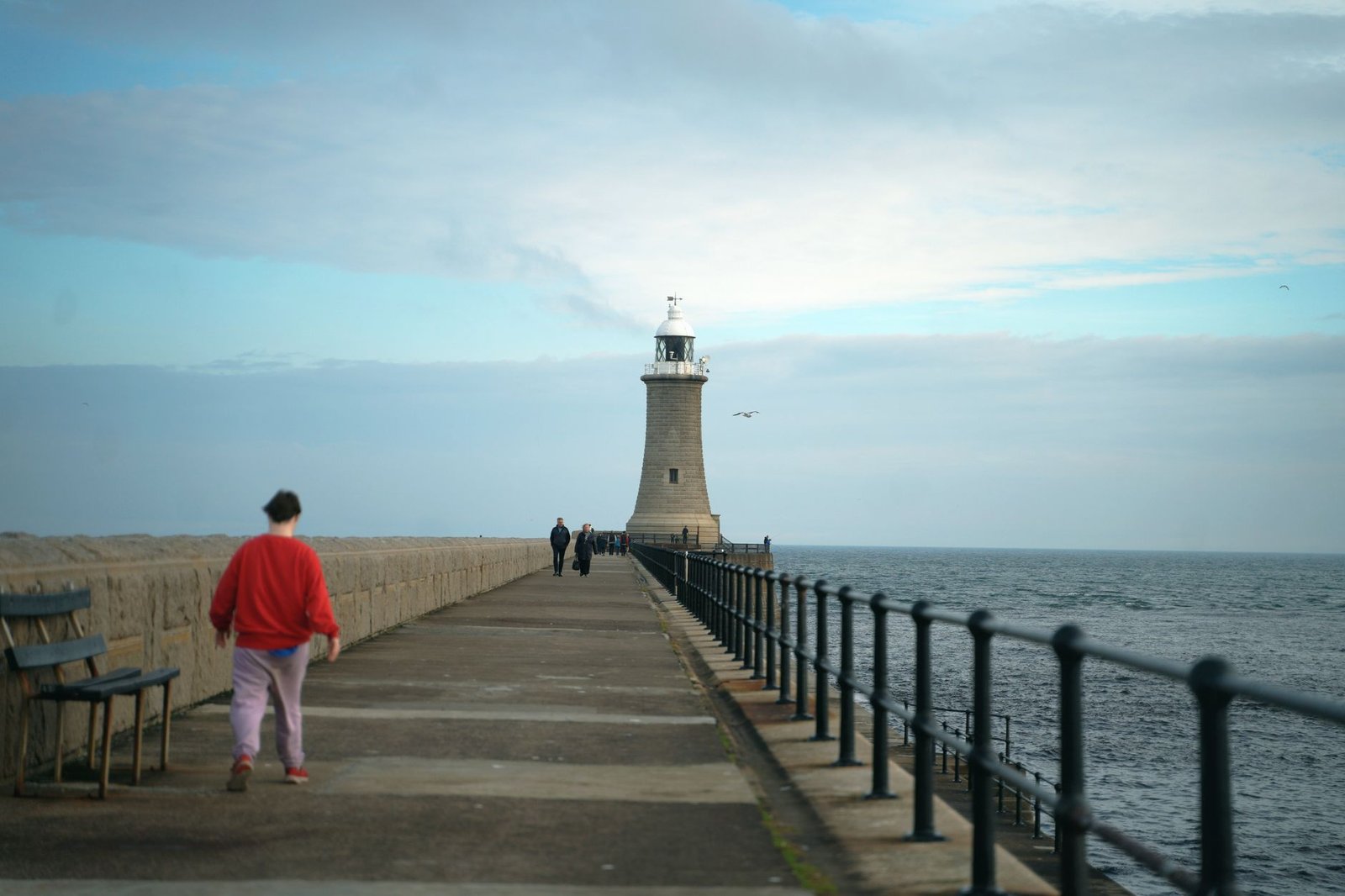 Sunderland coastline at early evening