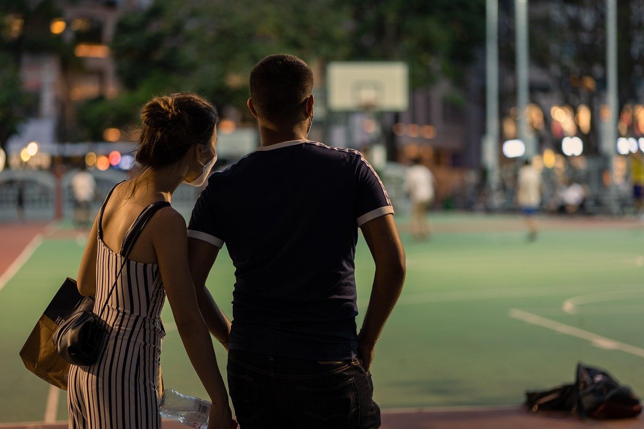 couple, love, dating, man, woman, hongkong, night, city, street, couple, love, dating, dating, dating, dating, dating