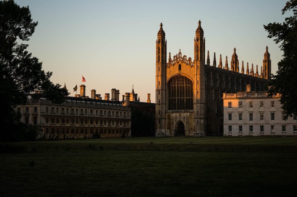 college, university, school, building, tower, cambridge, england, architecture, history, pasture, nature, cambridge, cambridg
