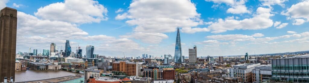 city, travel, tourism, nature, london, england, united kingdom, tate modern, outlook, panorama, clouds, europe, architecture,