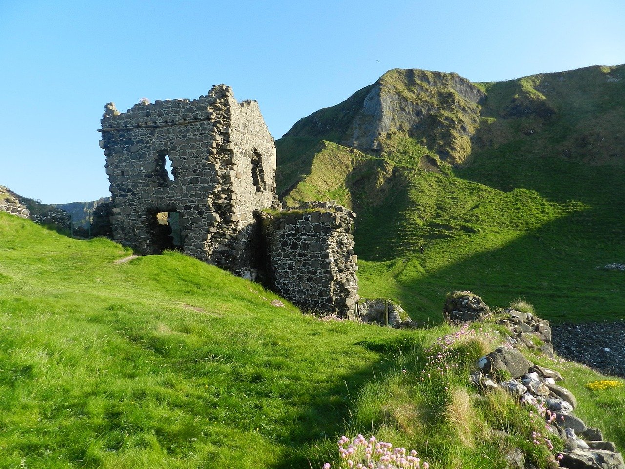 castle, ireland, kinbane castle, green castle, ireland, ireland, ireland, ireland, ireland