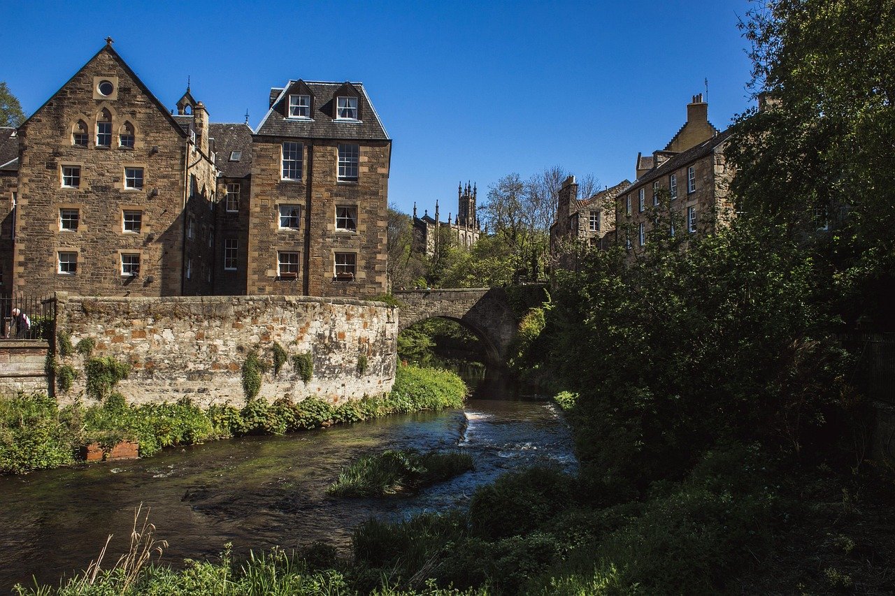 dean village, village, dean, water of leith, edinburgh, scotland, scottish, british, scott, great britain, united kingdom, uk