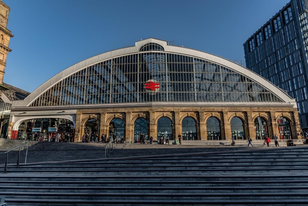 liverpool, lime street, railway, station, train, travel, urban, architecture, city, transportation, uk, united kingdom, downt