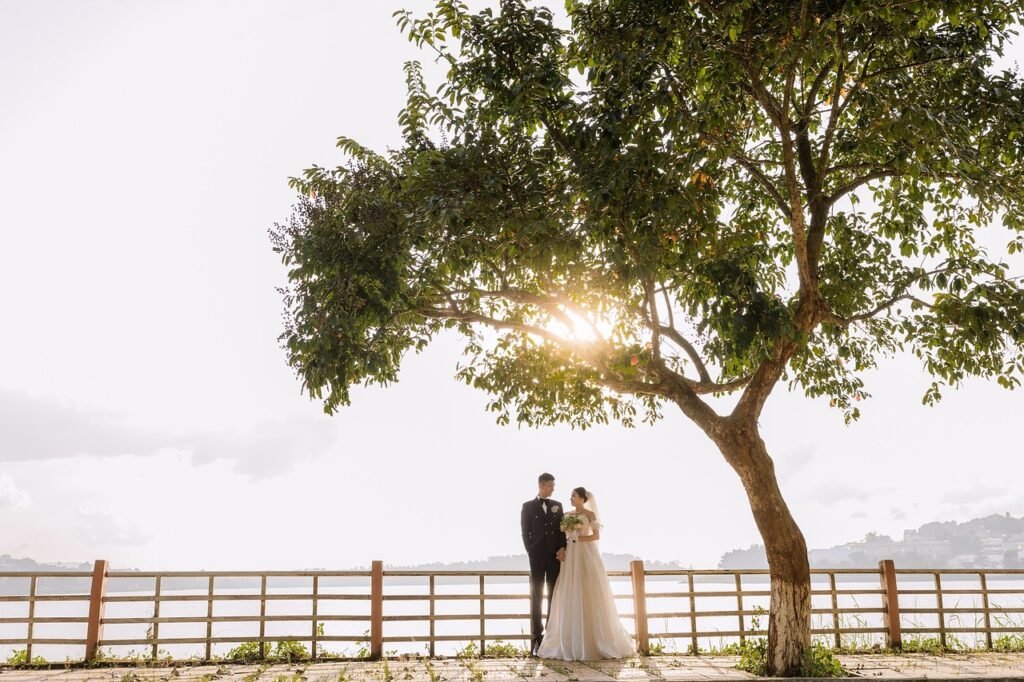 wedding, nature, beautiful flowers, couple, lovers, bride, groom, flower wallpaper, flower background, flowers, bouquet, scen