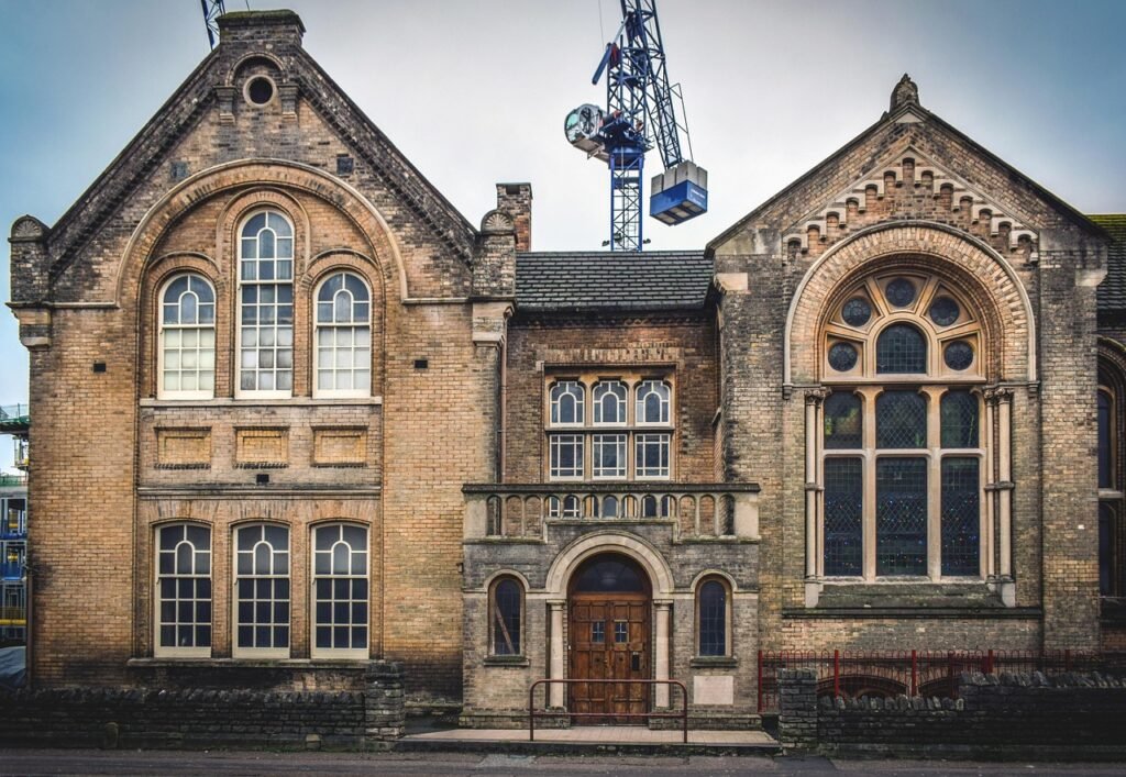building, old, architecture, façade, bournemouth, england, uk