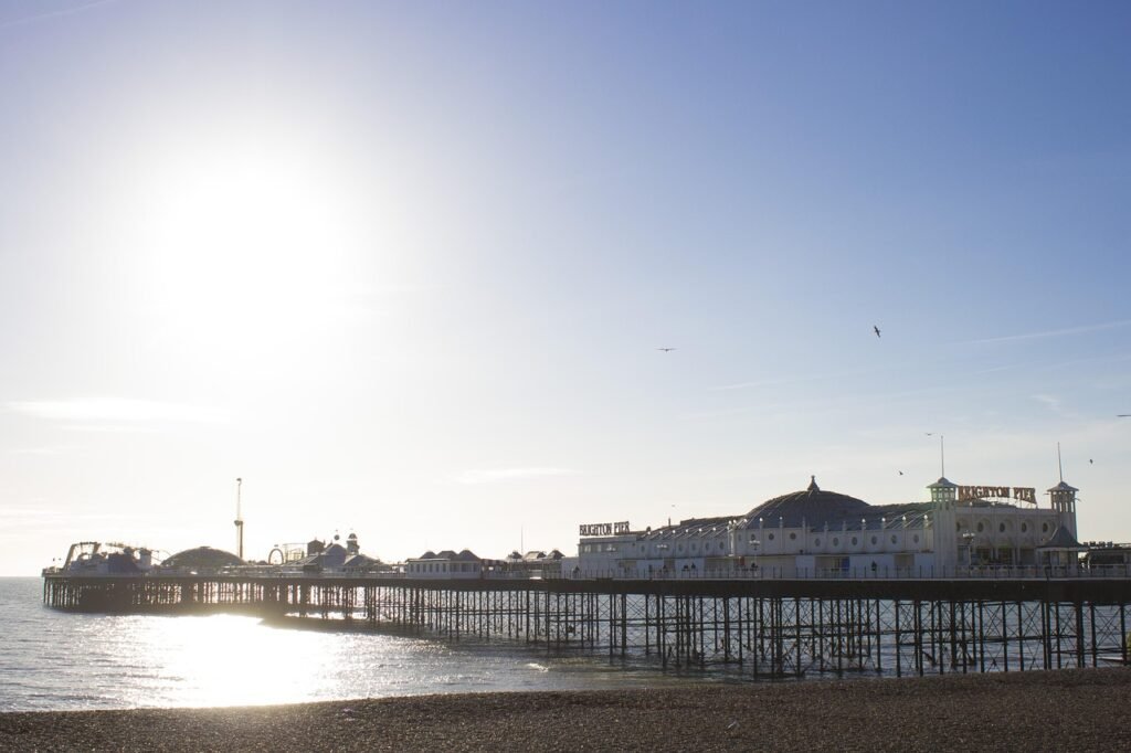 brighton, tourism, seafront, architecture, england, sussex, sea, big, city, nature, pier, seaside, uk, attraction, british, c