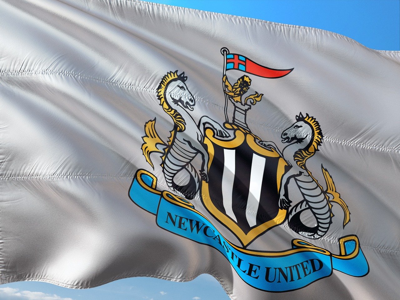 soccer, international, british flag, england, premier league, banner, flag, newcastle united