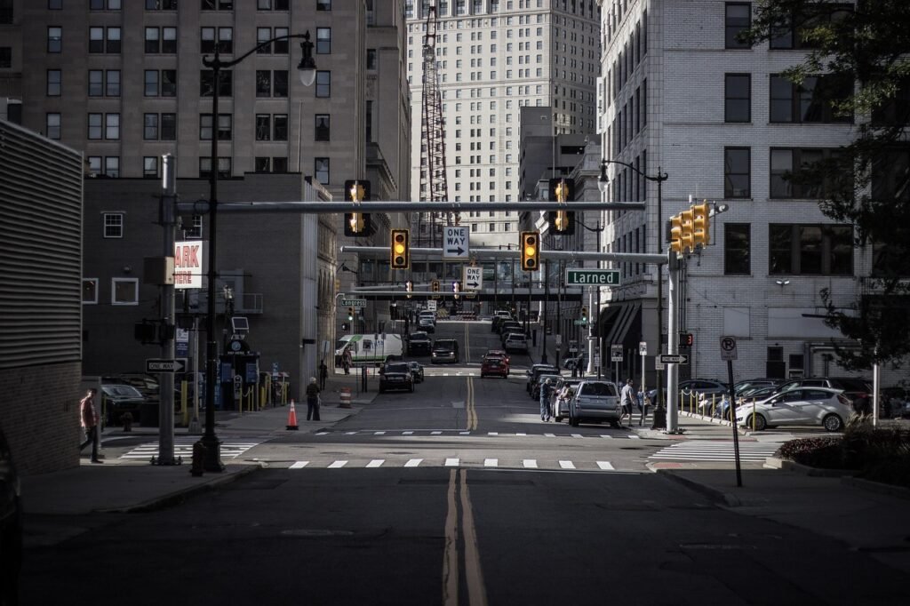 detroit, street, traffic light, motor city, gray street, gray lights, detroit, detroit, detroit, detroit, detroit, street