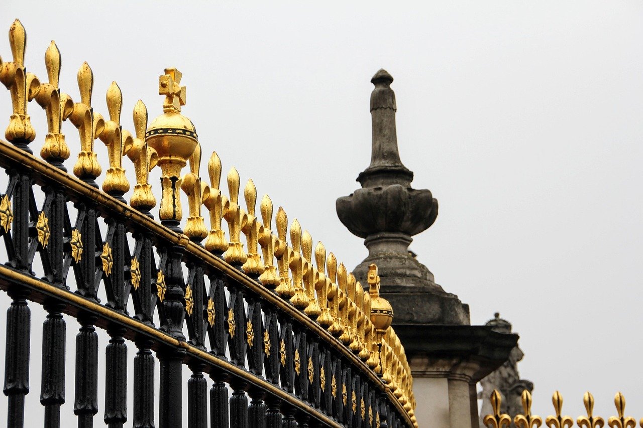london, buckingham palace, detail, fence, united kingdom, palace, golden, london, london, london, buckingham palace, buckingh