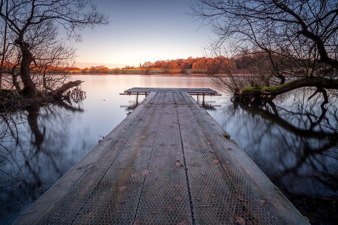 wakefield, lake, dock, pier, nature, fishing, peg, trees, sunrise, dock, dock, dock, dock, dock