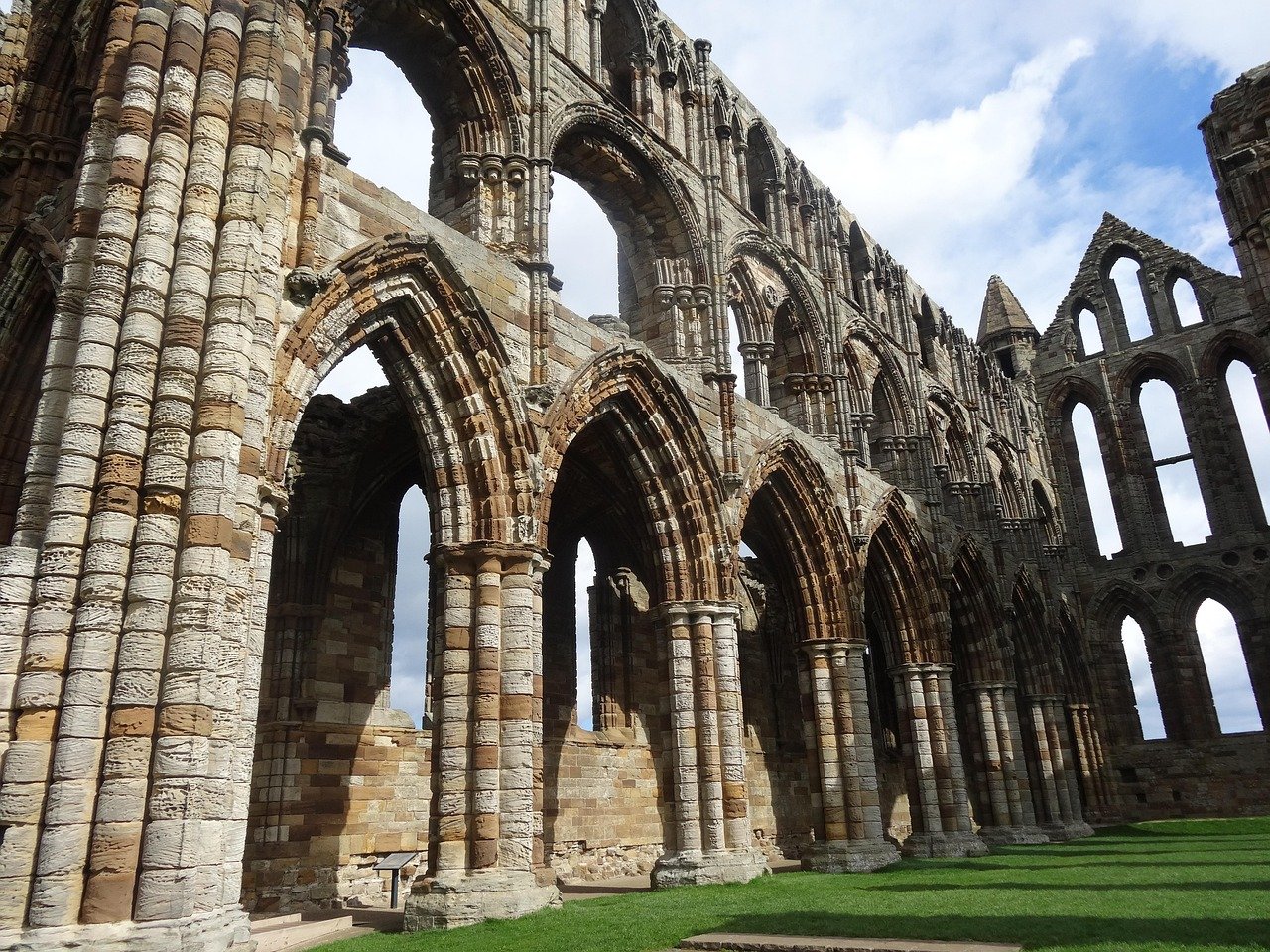 whitby abbey, ruins, monastery, england, dracula, gothic, benedictine, whitby abbey, whitby abbey, whitby abbey, whitby abbey