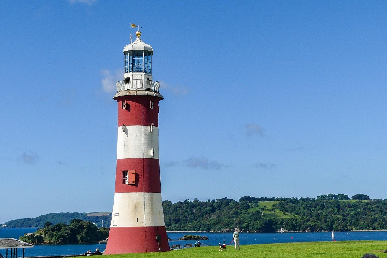 lighthouse, beacon, coast, cornwall, england, plymouth, tower, plymouth, plymouth, plymouth, plymouth, plymouth