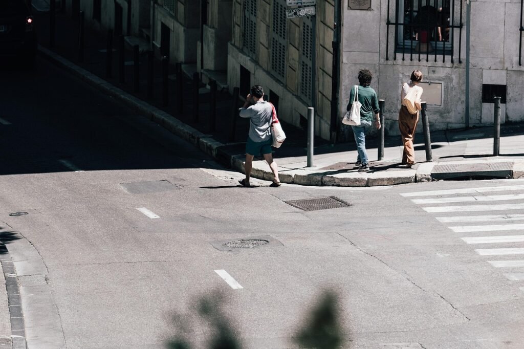 pedestrian, walking, sidewalk, pavement, city, crosswalk, street, road, pedestrian, walking, walking, sidewalk, sidewalk, sid