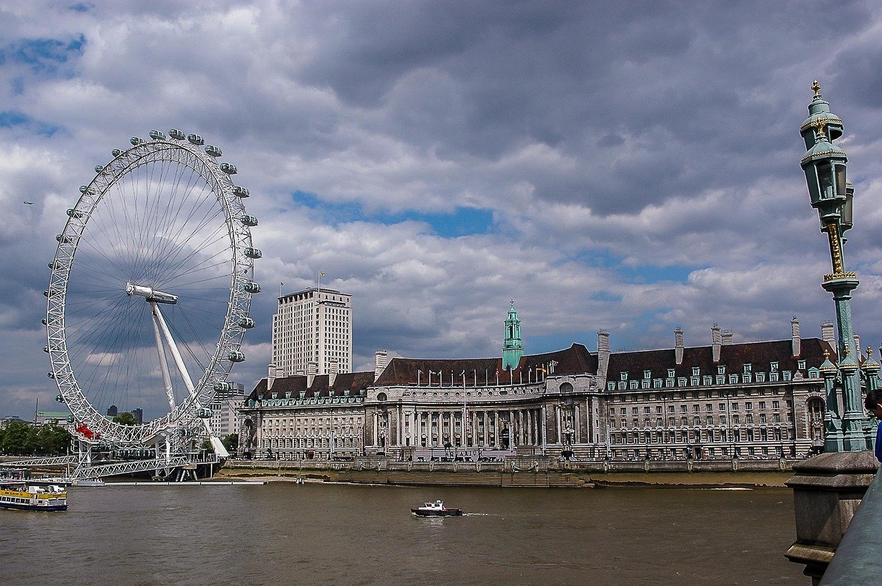 london, britain, river thames, city, united kingdom, british, heaven, london eye, tourism, landmark, attraction, ferris wheel