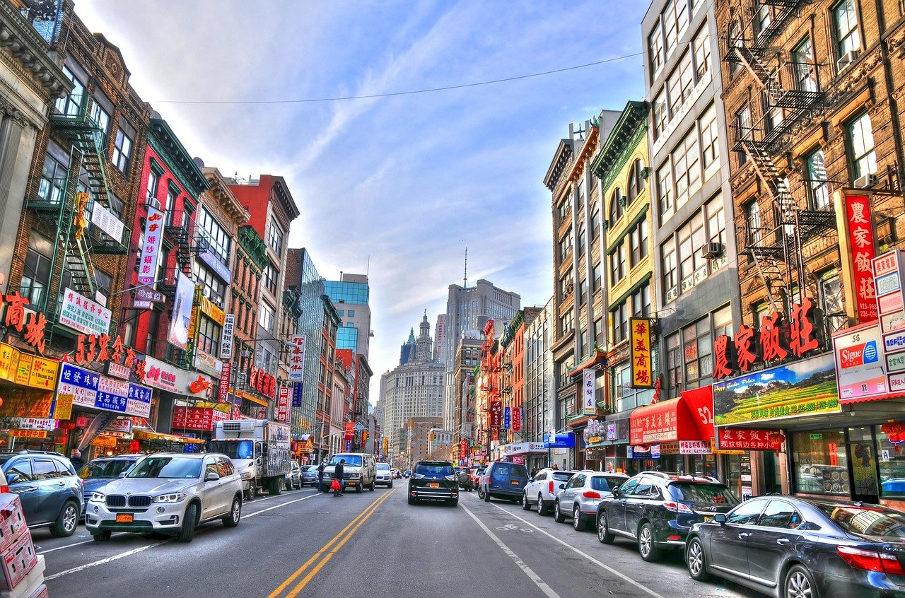 chinatown, street, america, usa, north, community, chinese, landmark, restaurant, york, united, building, tourist, manhattan,