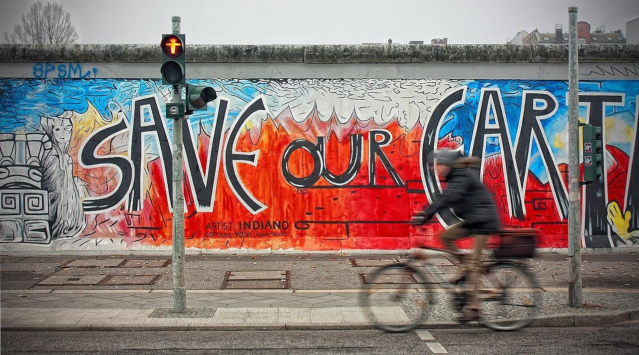 berlin wall, graffiti, road, street, wall, drawings, urban, city, east side gallery, berlin, germany, europe, berlin wall, be