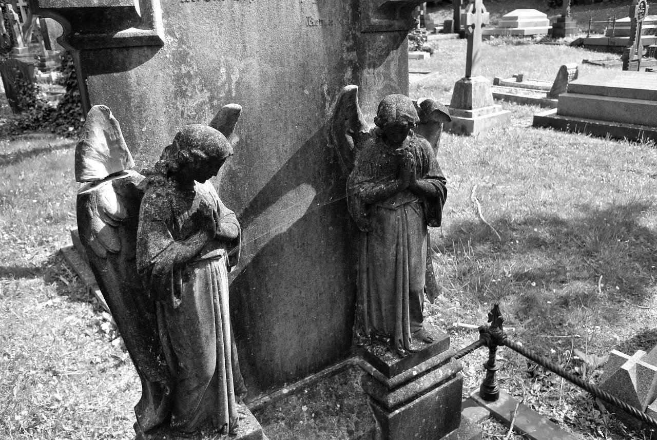 angels, carving, sculpture, art, statue, religion, angel, holy, heaven, spirituality, angelic, cemetery, burial, graveyard, f
